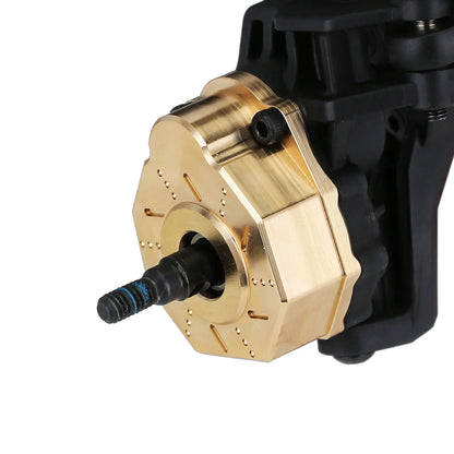 INJORA Heavy Brass Counterweight Portal Drive Housing Bumper Holder Axle Mount for RC Crawler TRX4 TRX-4 TRX6 Upgrade Parts