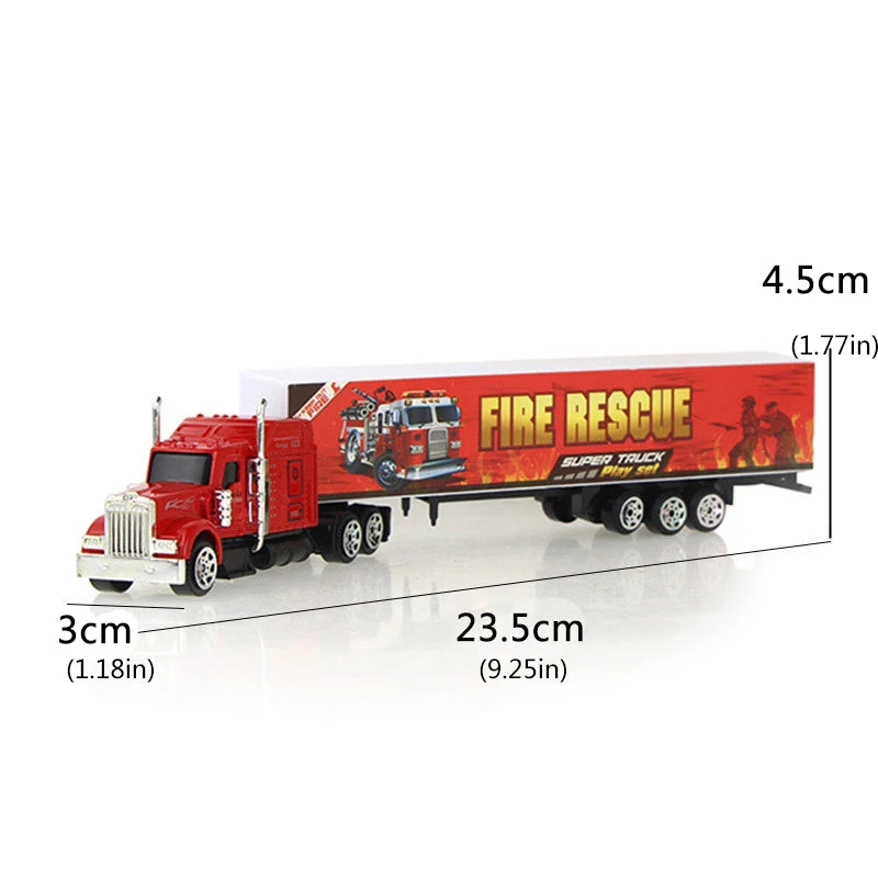 1 Pcs Sliding Alloy Truck Model Diecast Car Toy Container Oil Truck Tank Multi-color Vehicles Toys Birthday Gift for Children.