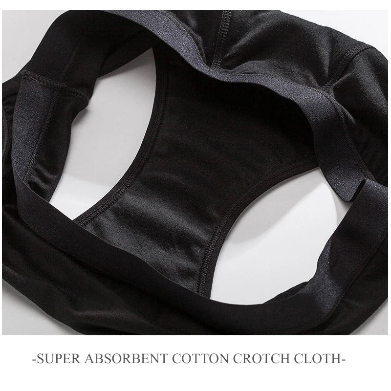 3Pc Heavy Flow Menstrual Panties For Women Period Underwear 4 Layer Absorbency Leakproof Physiological Sanitary Briefs EU Size.