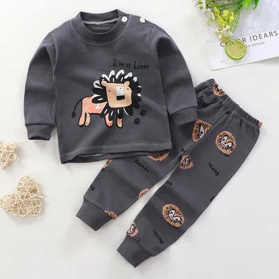 2024 frühling Herbst Neue Baby Kleidung Set Cartoon Baumwolle Baby Jungen Kleidung Mädchen Anzug Set 0-3 Jahre Baby kleidung