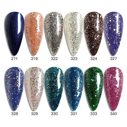 Ibdgel 12 Colors 15ML Nail Gel Polish Nail Accessories Semi-permanent Varnish Nail Art Nail Soak Off LED UV Gel Nail Venalisa.