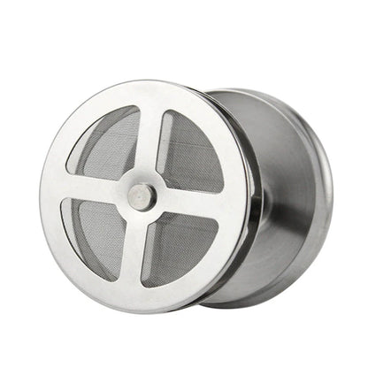 Stainless Milk Frother 400ML Double Mesh Milk Creamer Milk Foam For Cofffee Milk Egg Beater Kitchen Tool Coffee Mixe Frother.