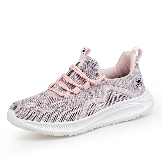 Women's Walk Running Shoes Outdoor Hiking & Trekking Track Trail Air Hole Fabric Air Mesh Light-weight Summer Breathable Low-top