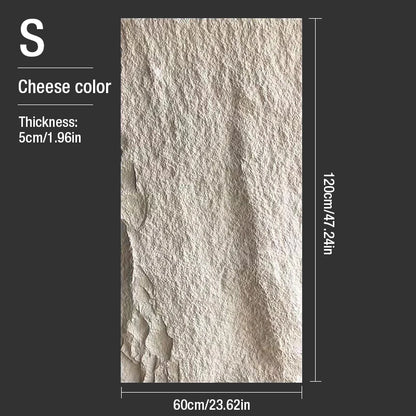 4 pcs 120x60cm high simulation stone 3D wall stickers stone pattern wallpaper wall covering living room 3D wall panel mold tile