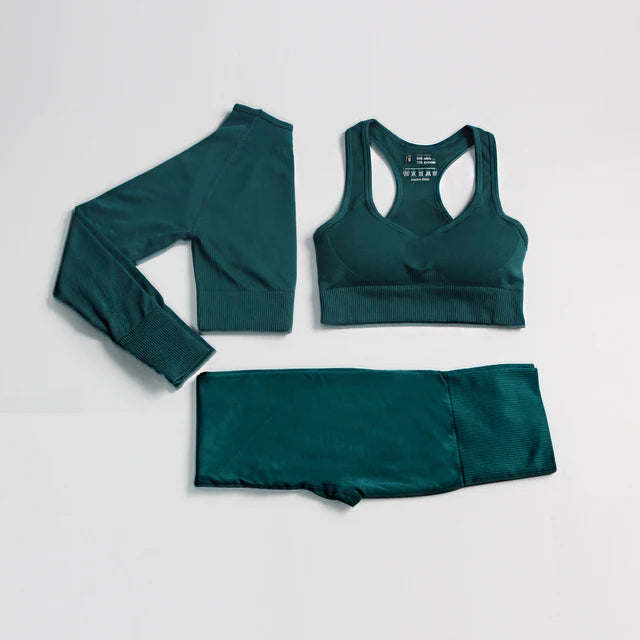 2022 Seamless Yoga Set Workout Clothes for Women Sport Set Outfit Fitness Clothing Gym Clothes Women Set Leggings Sportswear