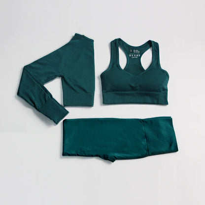 2022 Seamless Yoga Set Workout Clothes for Women Sport Set Outfit Fitness Clothing Gym Clothes Women Set Leggings Sportswear