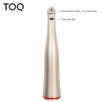 Dental Factory equipment increasing red ring 1:5 with light contra angle handpiece Push Button dental handpiece medical suppl.