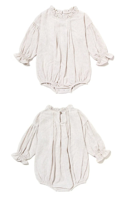 MILANCEL Herbst Neue Baby Bodys Leinen Ein Stück Langarm Baby Outfit Neugeborene Kleidung.
