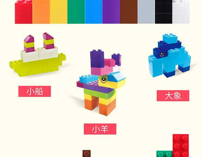 250/500/700 1000 Pcs Pieces Replacement Parts DIY Classic Brick Blocks Building Xmas Gift Creative Moc Sets City Brinquedos.