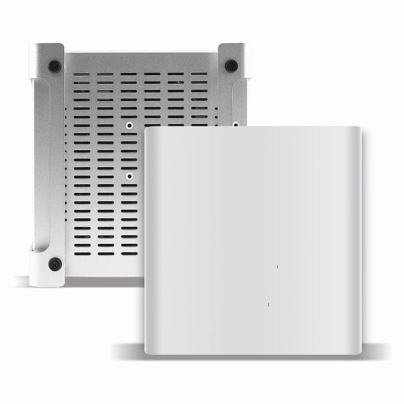 METALFISH MetalGear Plus Aluminum Mini HTPC Case Mini ITX Cases Computer Gaming PC Desktop Case Support DC ATX PSU.