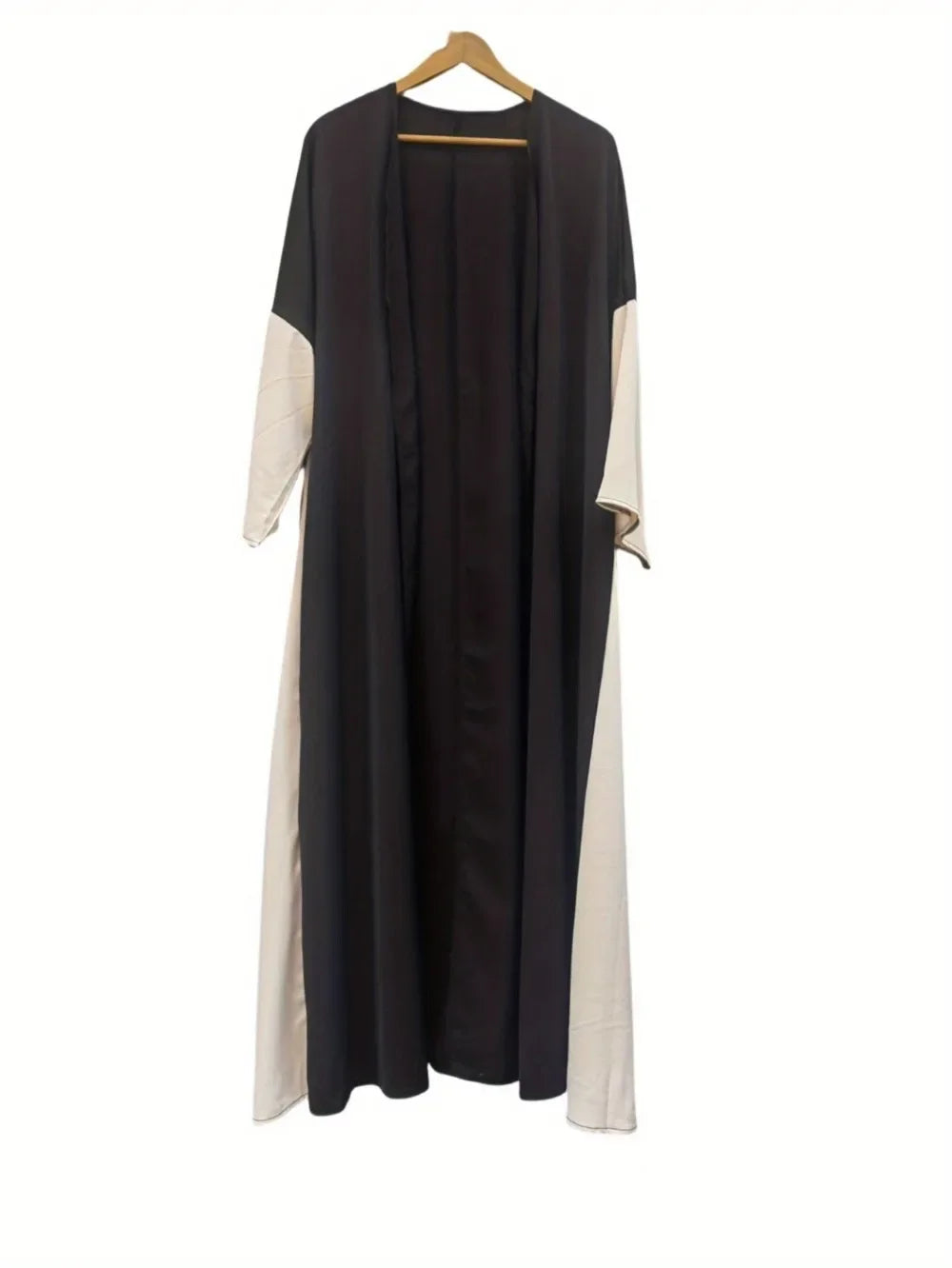 Middle-East Ethnic Clothing Loose Open Front Abaya Muslim Women Abayas Casual Kaftans Islamic Full Sleeve Maxi Dresses Jilbabs.