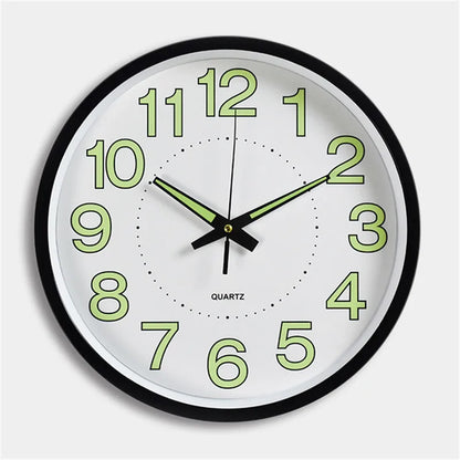30cm Minimalistischen Wanduhr Moderne Design Glowing in the Dark Baby Zimmer Hängen Uhr Uhren Klok Nacht Wohnzimmer wohnkultur