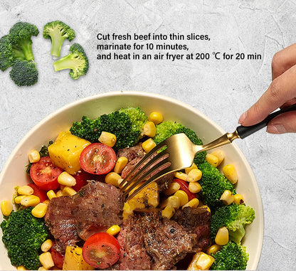 BioloMix Multifunctional 7L Air Fryer without oil electric oven, Dehydrator, Convection Oven, Touch Screen Presets Fry, Roast.