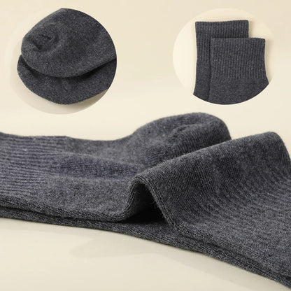 5 Pairs/Lot Socks Men Cotton Running Casual Thick Solid Compression Breathable Outdoor Travel Long High Crew Sock Male 4 Styles.