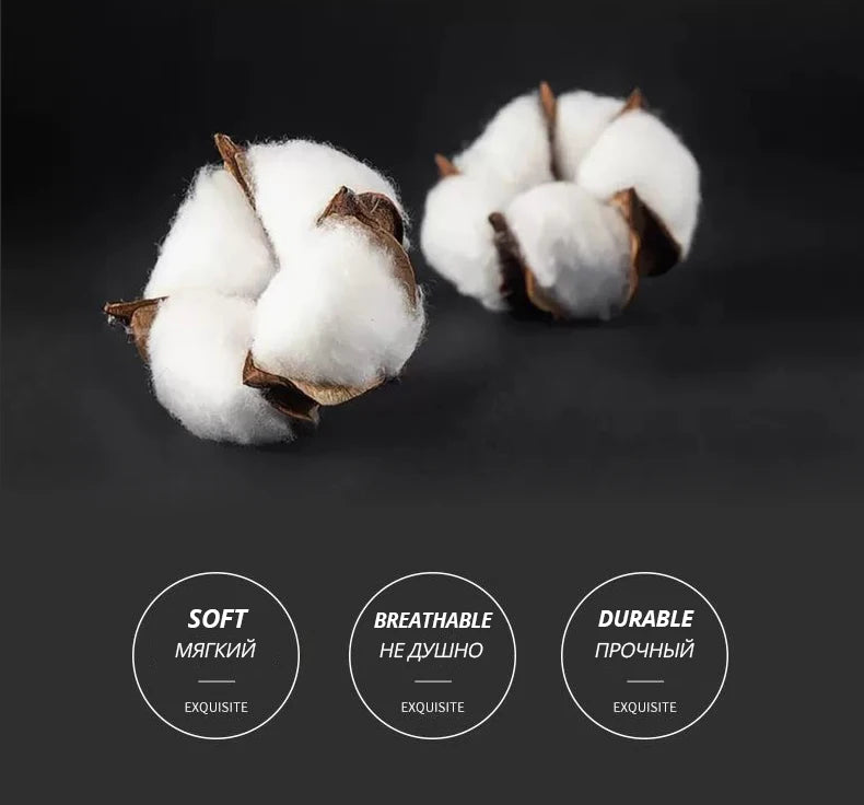 HSS 5/10 Pairs Men's Cotton Blend Socks Black Business Men Socks Soft Breathable Summer Winter for Male Socks Plus Size (6.5-14).