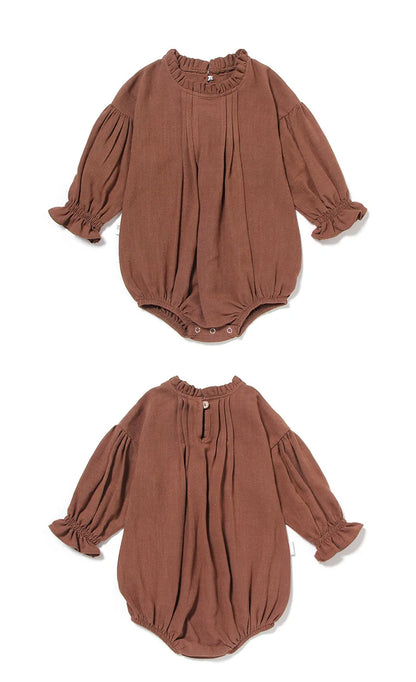 MILANCEL Herbst Neue Baby Bodys Leinen Ein Stück Langarm Baby Outfit Neugeborene Kleidung.