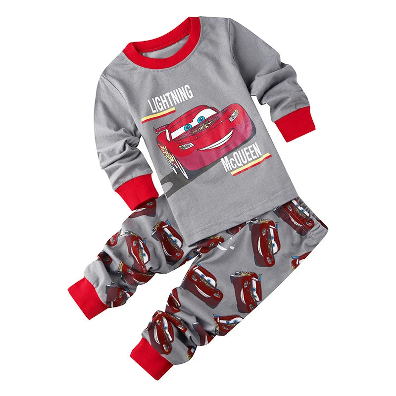 Kids Pajamas Children Sleepwear Pixar Cars Lightning McQueen Baby Pajamas Sets Boy Girl Pyjamas Pijamas Cotton Nightwear Clothes.