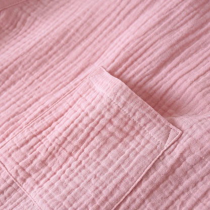 2025 japanisches Kimono-Set, 100 % Baumwolle, Pyjama, zweiteilig, Paar, Yukata, lockerer Herren- und Damen-Schweißdampfanzug, Heimservice-Set.