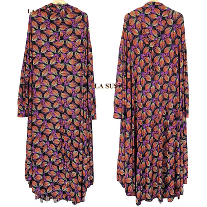 1 Pieces Muslim Hijabs Dress Women's Prayer Garment Dubai Abaya Arab Jibab Islam Flowers Djellaba Femmel Khimar Caftan Clothes