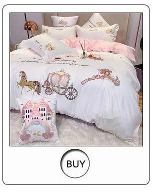 Luxury Satin Jacquard Egyptian Cotton 4/6/10Pcs European Palace Wedding Bedding Set Silky Duvet Cover Set Bed Sheet Pillowcases