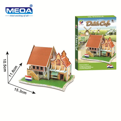 40 Style World Famous Architecture Building 3D Puzzle Model Construction 3D Jigsaw Puzzle Toys For Kids Christmas Gift