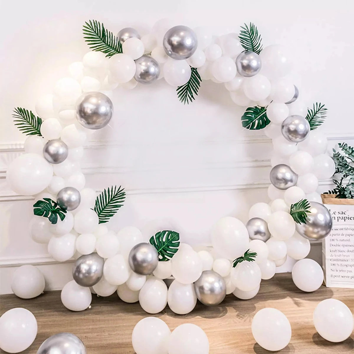 Runde Ballon Bogen Ballon Kreis Ständer Halter Rahmen Ring Geburtstag Ballon Dekor Hochzeit Party Dekorationen Baby Dusche Hintergrund.