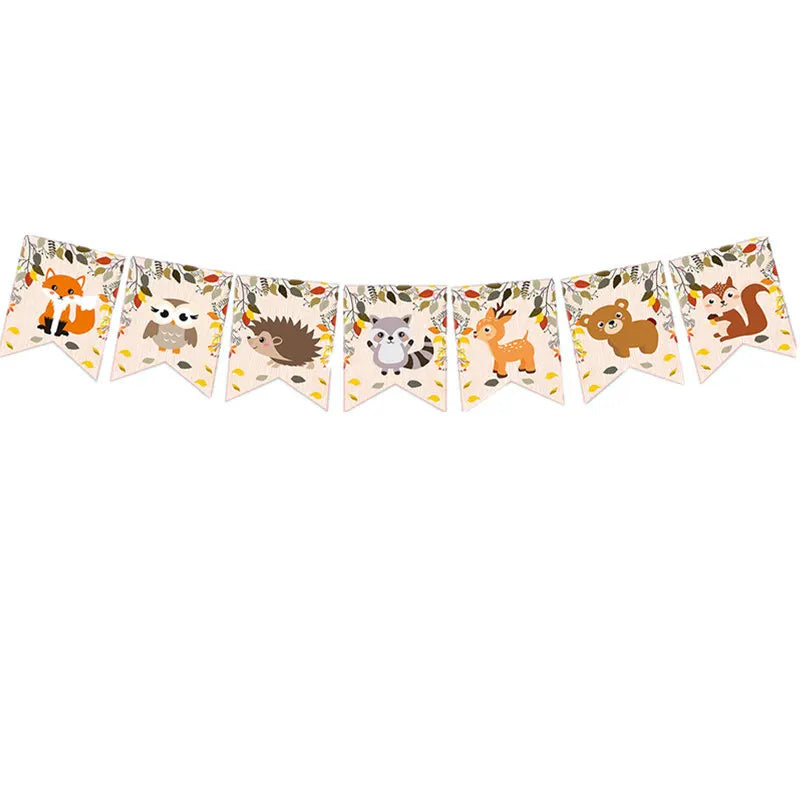 1–12 Monate Foto-Banner, Wald-Foto-Banner, alles Gute zum Geburtstag, Party-Dekoration, Babyparty, 1. Geburtstag, Junge, Mädchen, 12-Monats-Foto-Banner.