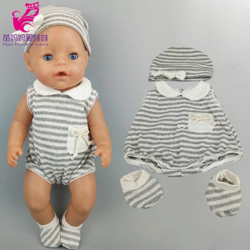 40 cm reborn baby doll bathrobe for 17 inch bebe doll clothes children gift toys wear