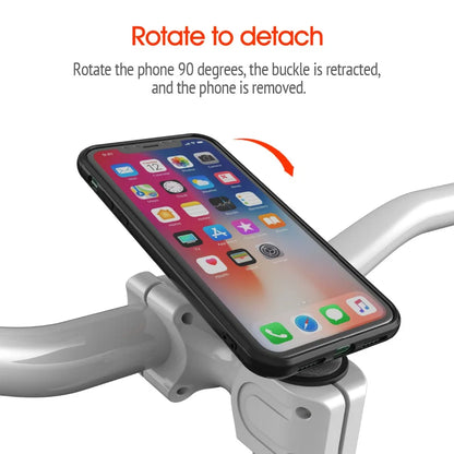 Bike Stem Phone Mount,Mountain Bicycle Phone Holder,Universal Aluminum Handlebar Cell Phone Cycling MTB Quick Attach/Detach