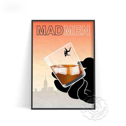 Mad Men Season TV Series Canvas Painting Wall Art Home Poster Art Decor Painting Wall Pictures Living Room Modern Decoration.