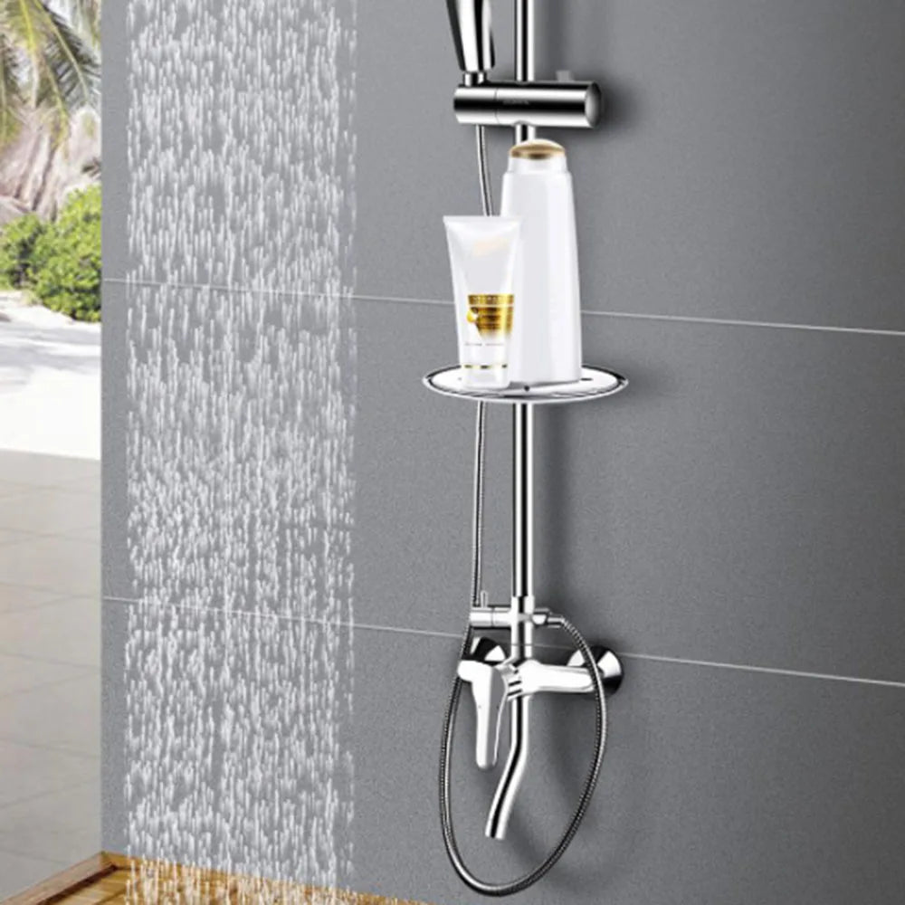 Shower Diverter Shower Faucet 3-Way Diverter Valve Shower Splitter Nozzle Switch Rustproof Polished 1-Point 2-Cnnector Converter