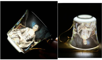 Bone Coffee Sets Vintage Porcelain Tea Set Luxury Ceramic Coffee Pot Coffee Cups And Saucers Sugar Bowl Milk Jug Wedding Gift.