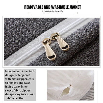 Bed Triangular Cushion Chair Bedside Lumbar Chair Backrest Lounger Lazy Office Chair Reading Living Room Pillow Household Decor.