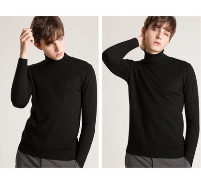Cashmere turtleneck men sweater 2023 autumn winter jumper clothes ropa hombre pull homme hiver pullover men turtle neck sweaters.
