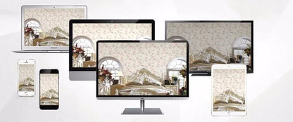 Custom Technology oriented KTV wallpaper private rooms 3D concave hexagonal wall panels e-sports room geometric home decoration