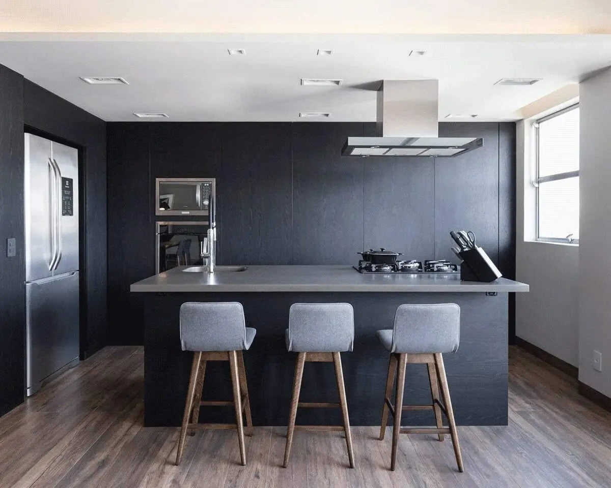 Selbstklebende Tapete aus schwarzem Holz mit Kontaktpapier zum Abziehen und Aufkleben, dekorative Vinylfolie für Arbeitsplattenschränke, leicht zu reinigen