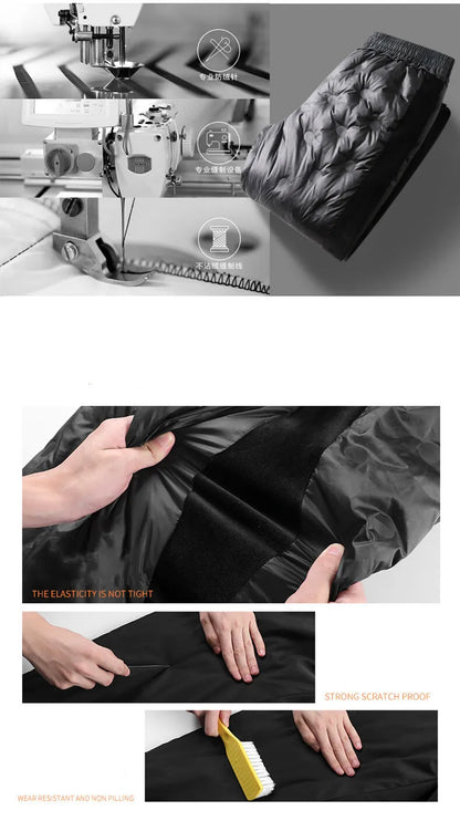 90% White Duck Down Winter Down Pants Men Waterproof Padded Sweatpants Camouflage Joggers Male Thick Warm Down Long Trousers 8XL.