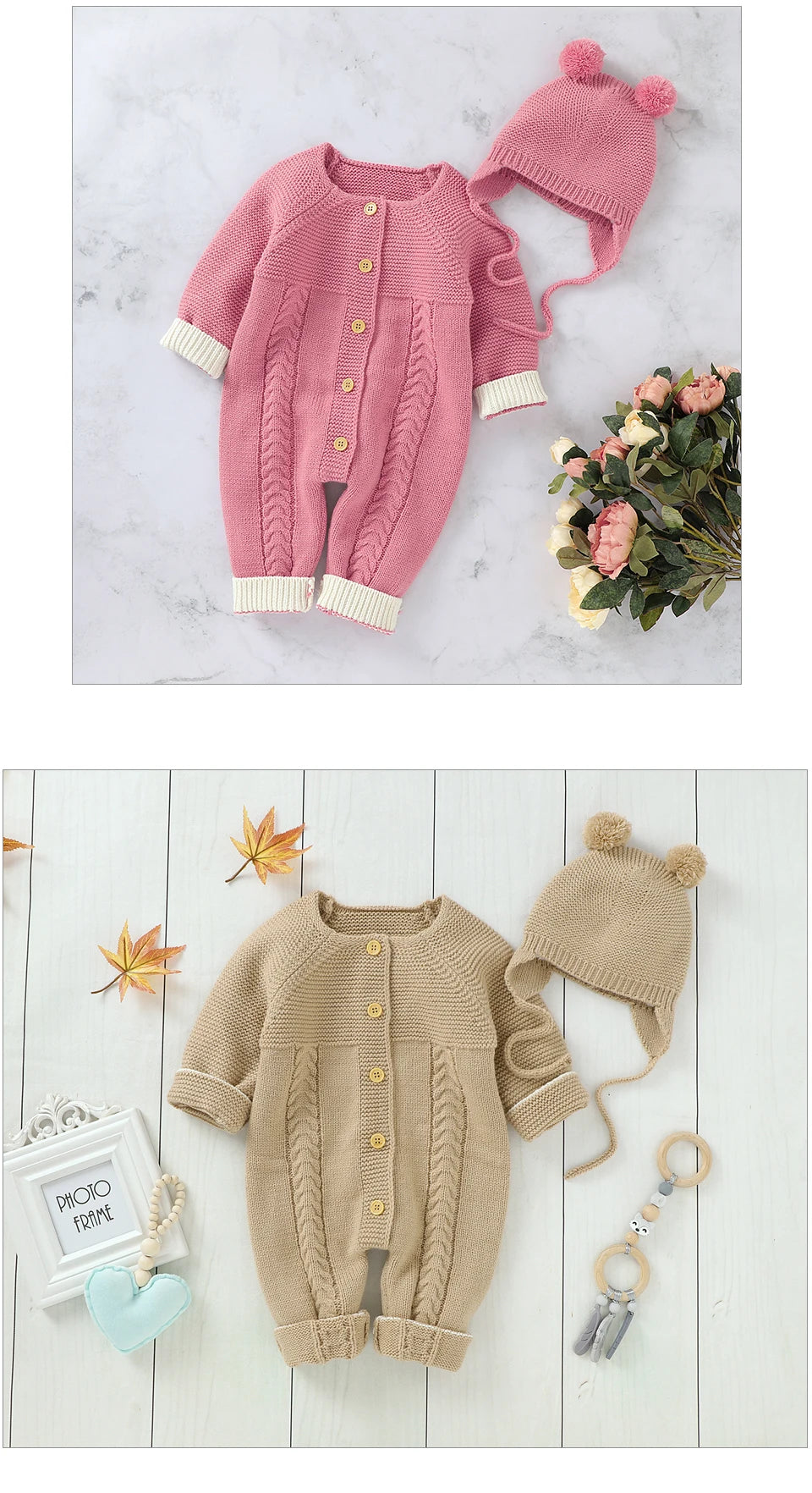 Baby Body Long Sleeve Strick Infant Kinder Unisex Overalls Kleidung Herbst Kleinkind Junge Overalls Ein Stück Kleinkind Mädchen Overall.