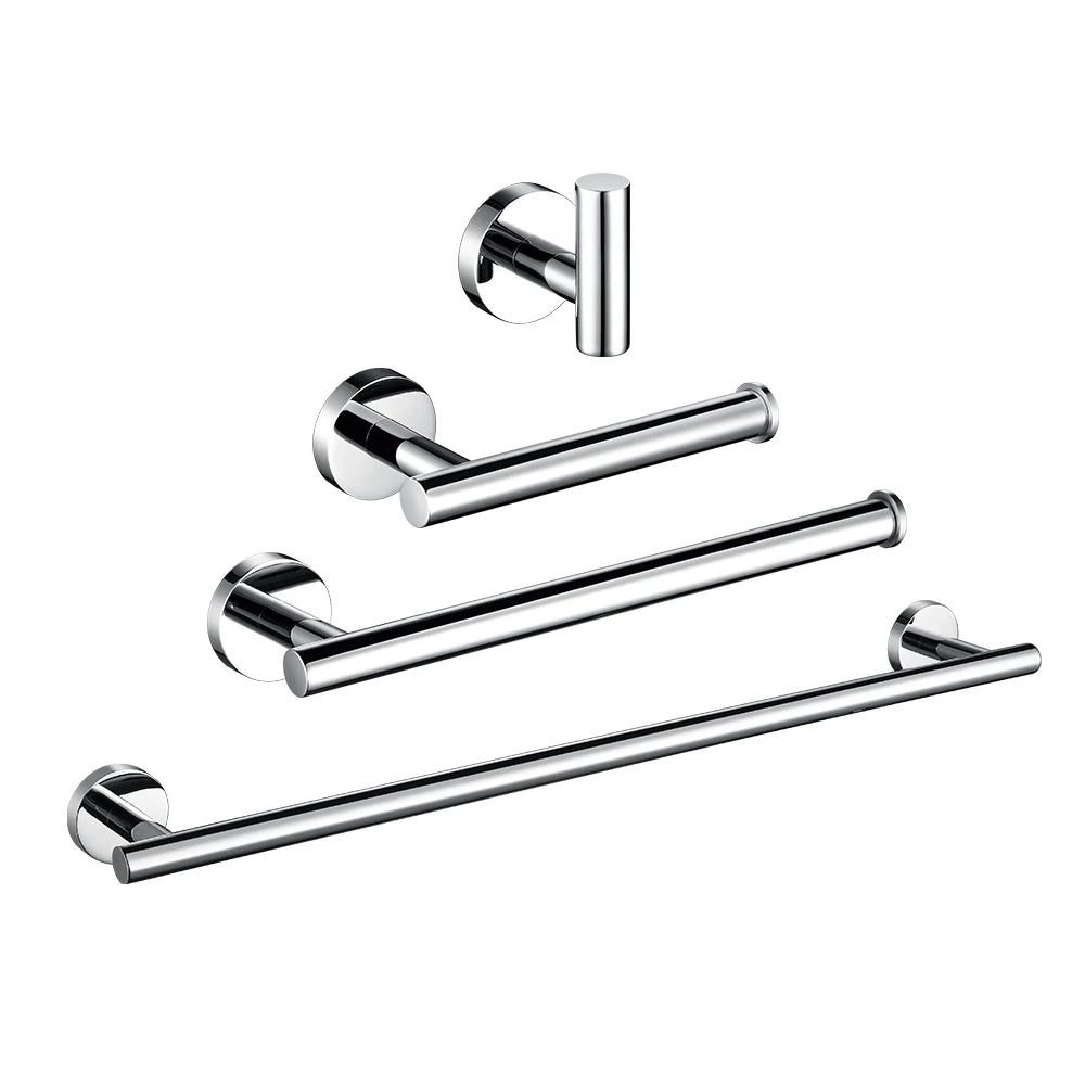 BagnoLux Edelstahl Chrom Schöne Wand Haken Wc Papier Halter Handtuch Ring Bar Selbst-Adhesive Bad Zubehör