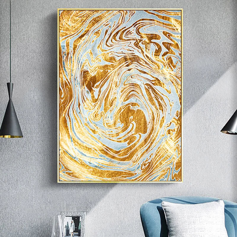 Customizable Abstract Landscape Mural Living Room Decoration Nordic Canvas Wall Art Pictures for Bedroom Modular Home Decor