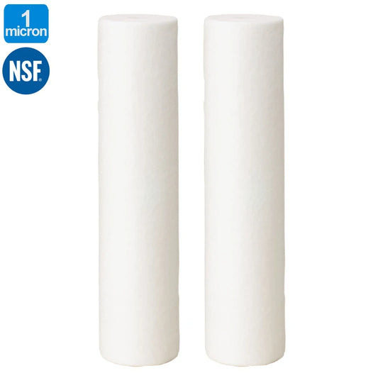 4.5" x 20" Polypropylene Sediment Water Filter Cartridge 25 micron to 1micron DGD-2501-20