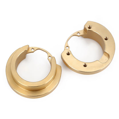 INJORA Heavy Brass Counterweight Portal Drive Housing Bumper Holder Axle Mount for RC Crawler TRX4 TRX-4 TRX6 Upgrade Parts