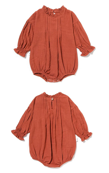 MILANCEL Herbst Neue Baby Bodys Leinen Ein Stück Langarm Baby Outfit Neugeborene Kleidung.