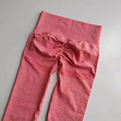 Nahtlose Damen-Leggings mit hoher Taille, schnell trocknend, elastisch, für Yoga, Fitness, Fitnessstudio, Jogginghose, Push-up-Leggings, Sportbekleidung