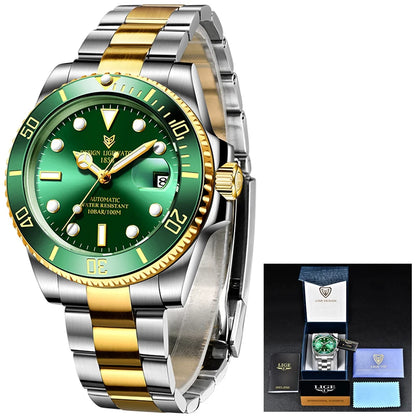 LIGE Women Watches Mechanical Watch Luxury Bracelet Wrist Wristwatch Elegant Ladies Automatic Date Clock Watch Relogio Feminino.