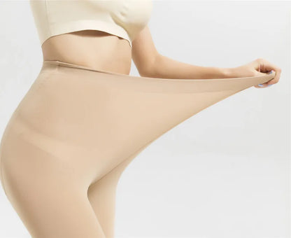 DOIAESKV Women Tights Plus Size 120D Autumn Winter Warm Pantyhose Crotchless High Waist Female Stretchy Slim Skinny Open Tights