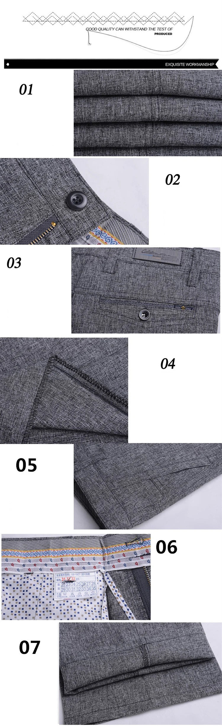 MRMT 2025 Brand Men's Trousers Middle-aged Men Trousers Casual Loose Thin Pants for Male Straight High Waist Man Trouser Pant.