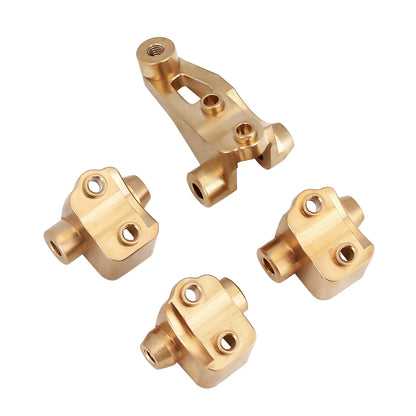 INJORA Heavy Brass Counterweight Portal Drive Housing Bumper Holder Axle Mount for RC Crawler TRX4 TRX-4 TRX6 Upgrade Parts