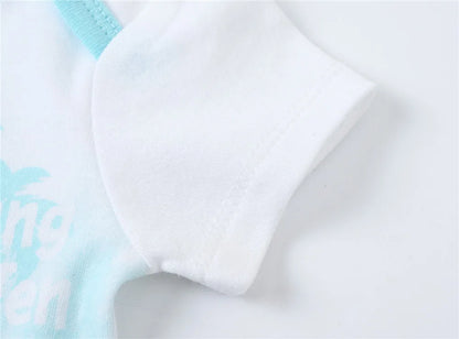 Kavkas 3-6 Teile/los Baby Jungen Body Kurzarm Baumwolle Neugeborene Kleidung Cartoon Print Sommer Kleinkind Overalls.