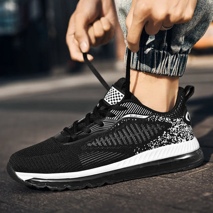 Breathable Quality Unique Light Outdoor Fashion Sneakers Weight Men Sport Air Cushion Running Casual Walking Shoes